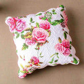 DaDa Bedding Romantic Roses Spring Floral Pink Euro Pillow Sham Cover, 26" x 26" (JHW879) Cushion Cover by DaDalogy Bedding Collection