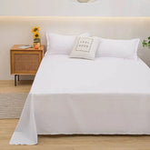 Solid Color Flat Bed Sheet Solid Color Flat Bed Sheet by Dropshee