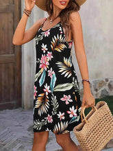 Plus Size Printed V-Neck Cami Dress women Attire by Trendsi
