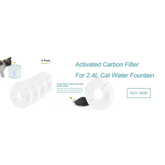 Daisy Nozzle Pet Cat Water Fountain Stainless Steel Pet Water Fountain by DSERS