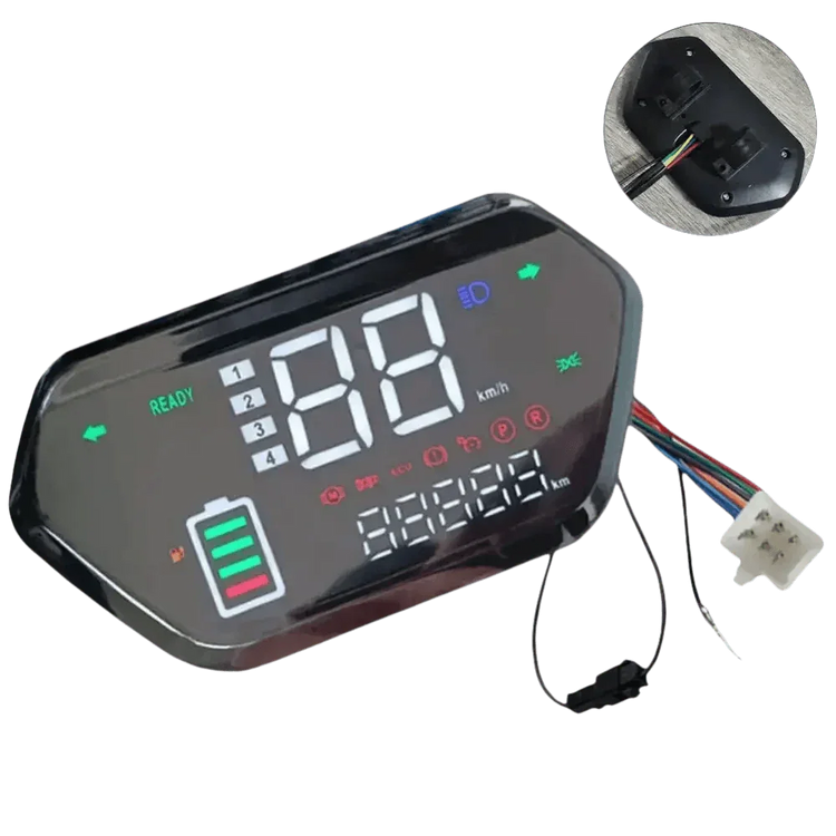 Motorcycle Speedometer LCD Display Speed Control Panel Ebike LCD Display by Little Bird Sport Store
