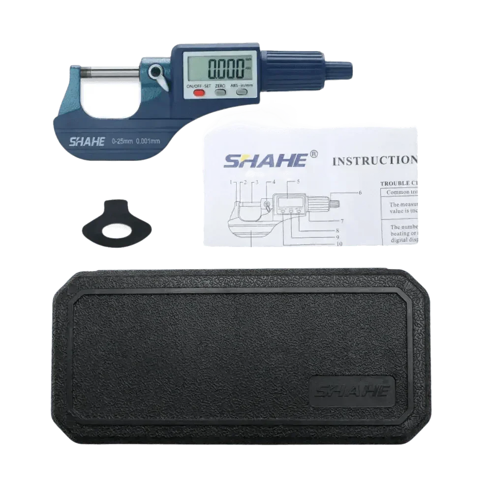 Digital Micrometer Extra Large LCD Screen Micrometer by Shahe Official Store