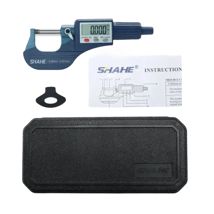 Digital Micrometer Extra Large LCD Screen Micrometer by Shahe Official Store