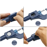 Digital Micrometer Extra Large LCD Screen Micrometer by Shahe Official Store