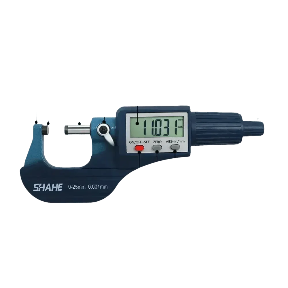 Digital Micrometer Extra Large LCD Screen Micrometer by Shahe Official Store