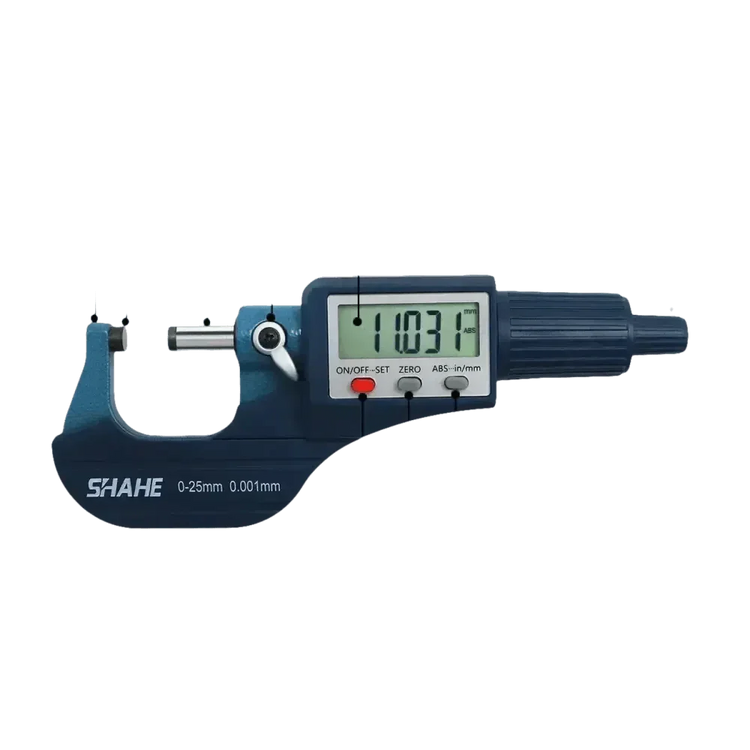 Digital Micrometer Extra Large LCD Screen Micrometer by Shahe Official Store