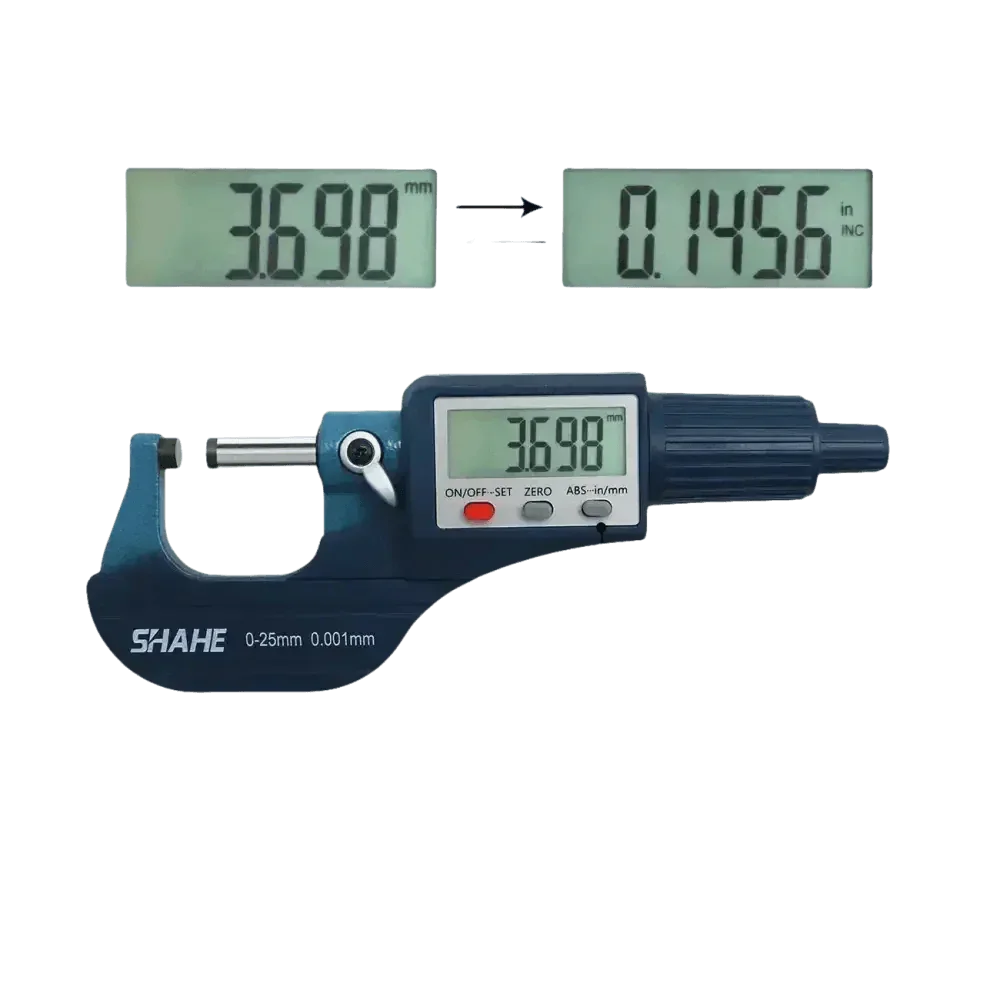 Digital Micrometer Extra Large LCD Screen Micrometer by Shahe Official Store