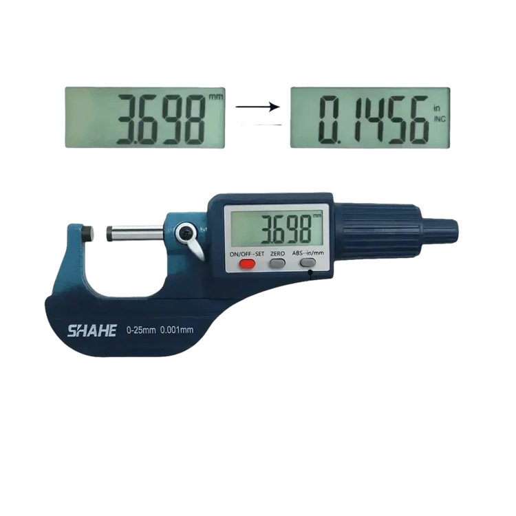 Digital Micrometer Extra Large LCD Screen Micrometer by Shahe Official Store