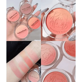 Dual Gradient Blush Highlights Natural Nude Makeup Brightening Cheek Purple Blue Female Niche Brand 2024 New Makeup by Dropshee
