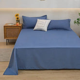 Solid Color Flat Bed Sheet Solid Color Flat Bed Sheet by Dropshee