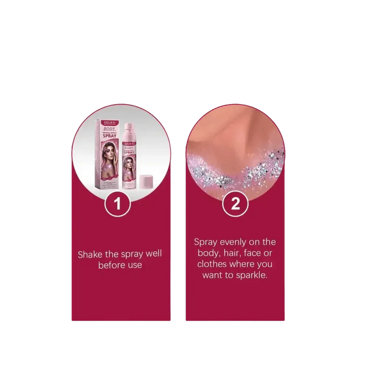 Eelhoe Stage Makeup Glitter Long Lasting Highlighter Spray Makeup by CJ