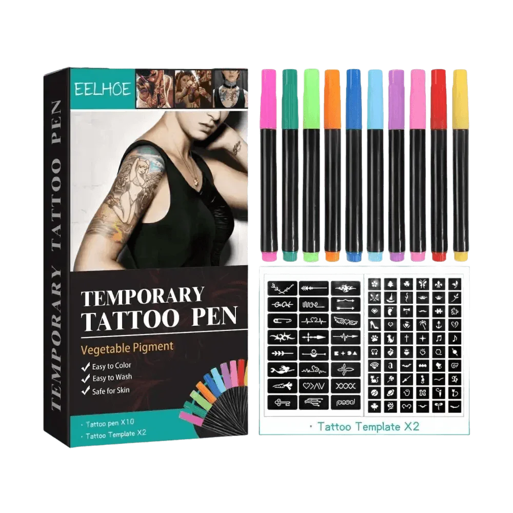 Eelhoe Temporary Tattoo Pen Set Makeup by CJ