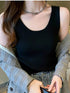 Plus Size Ribbed Scoop Neck Tank women Attire by Trendsi