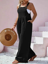 Plus Size Square Neck Wide Leg Overalls women Attire by Trendsi