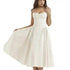 Elegant Spaghetti Strap Midi Dress Women Party Slim A Line Solid Suspender Lady Dresses New Spring Summer Fashion Sexy Vestidos women&