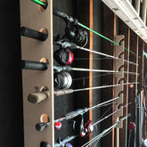 Fishing Rod Rack – Shed Organizer for Rod Storage Shed Organization by HangThis Up My Shed Organizing System