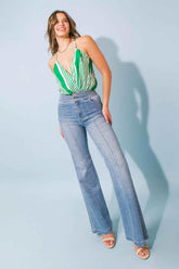 GRAND PARTY DENIM JEANS PANTS by Flying Tomato