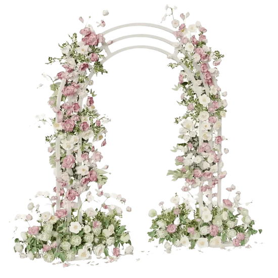 Metal Wedding Arch Floral Decoration Wedding Arch by Wisforfurniture Store