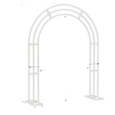 Metal Wedding Arch Floral Decoration Wedding Arch by Wisforfurniture Store