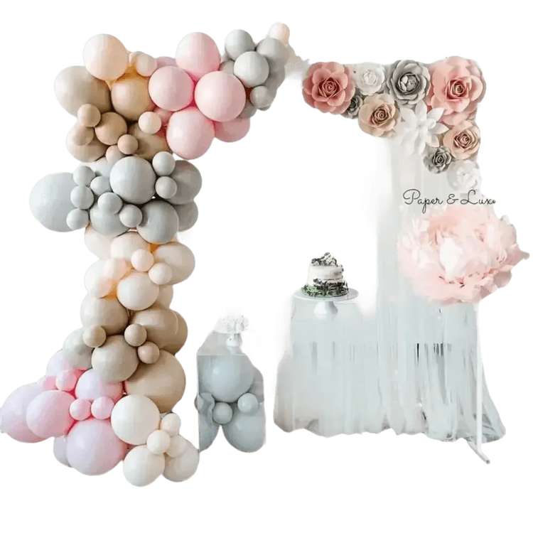 Pink Floral Wedding Backdrop Arch Wedding Decorations by Wisfor Store
