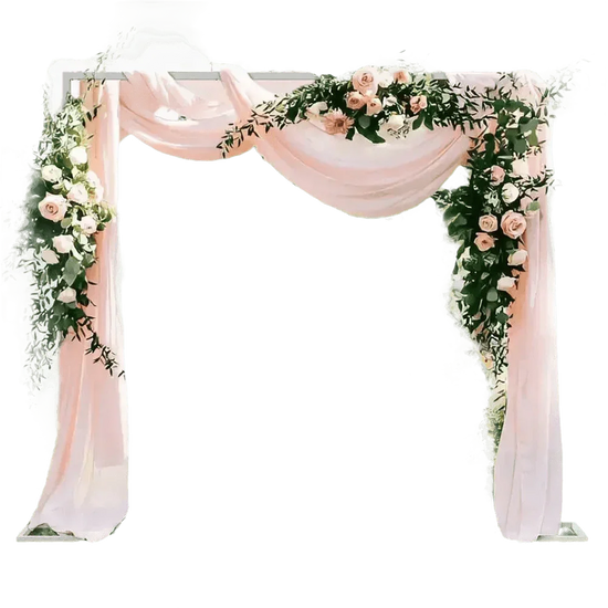 Pink Floral Wedding Backdrop Arch Wedding Decorations by Wisfor Store
