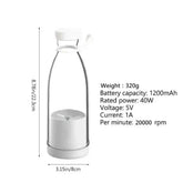 Fruit Filled Juicer Cup for a Healthier Lifestyle. smart fruit juicer cup mini blinder by Shop1102811280 Store