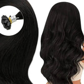 Full Shine U Tip Hair Extensions Fusion Hair Balayage Color 40-50g Keratin Glue Beads Prebonded Human Hair Extensiones Hair Accessories by Dropshee