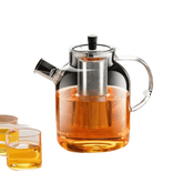 Glass Teapot Camping Water Bottle Glass Water Jug by GIANXI Official Store