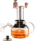 Glass Teapot Camping Water Bottle Glass Water Jug by GIANXI Official Store