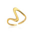 Gold Color Trendy Rings Set Ring Set by Dropshee