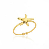 Gold Color Trendy Rings Set Ring Set by Dropshee