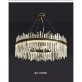 Gold Dia 80cm Crystal Ceiling Pendant Luxury Modest Crystal Chandelier Round Crystal Chandelier Chandelier by DSERS