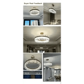 Gold Dia 80cm Crystal Ceiling Pendant Luxury Modest Crystal Chandelier Round Crystal Chandelier Chandelier by DSERS