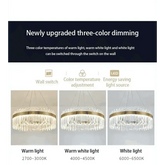 Gold Dia 80cm Crystal Ceiling Pendant Luxury Modest Crystal Chandelier Round Crystal Chandelier Chandelier by DSERS