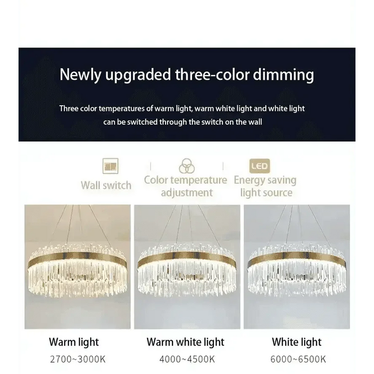 Gold Dia 80cm Crystal Ceiling Pendant Luxury Modest Crystal Chandelier Round Crystal Chandelier Chandelier by DSERS