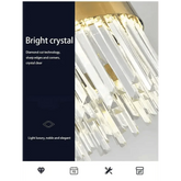 Gold Dia 80cm Crystal Ceiling Pendant Luxury Modest Crystal Chandelier Round Crystal Chandelier Chandelier by DSERS