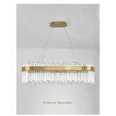 Gold Dia 80cm Crystal Ceiling Pendant Luxury Modest Crystal Chandelier Round Crystal Chandelier Chandelier by DSERS