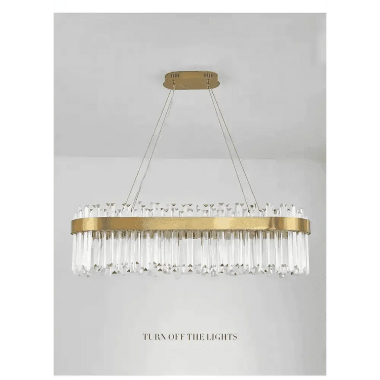 Gold Dia 80cm Crystal Ceiling Pendant Luxury Modest Crystal Chandelier Round Crystal Chandelier Chandelier by DSERS