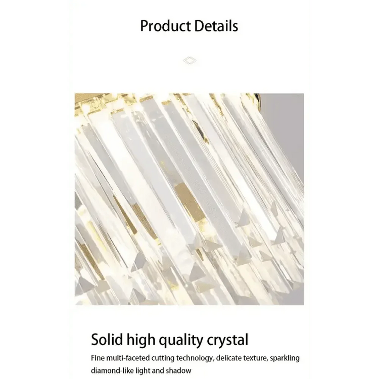 Gold Dia 80cm Crystal Ceiling Pendant Luxury Modest Crystal Chandelier Round Crystal Chandelier Chandelier by DSERS
