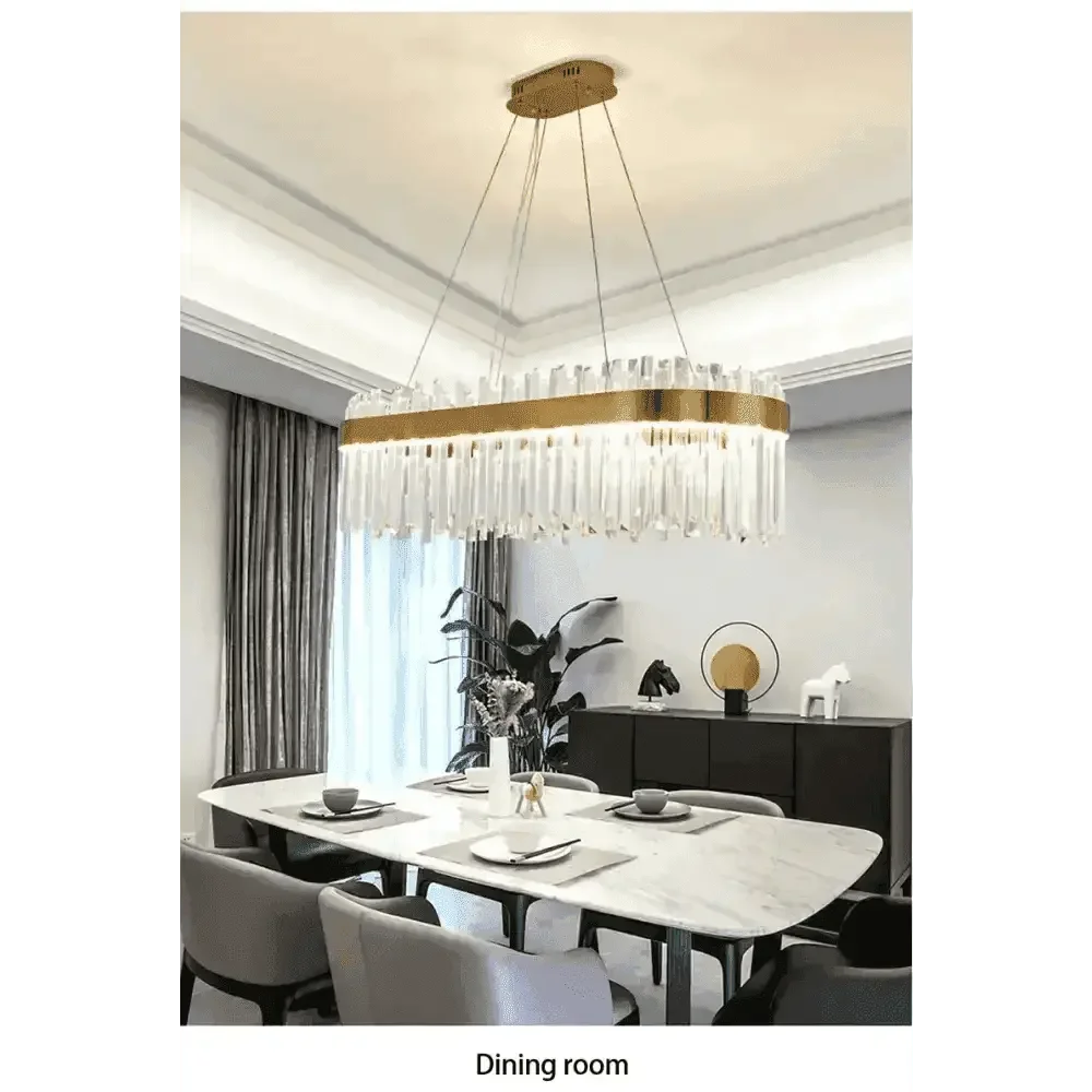 Gold Dia 80cm Crystal Ceiling Pendant Luxury Modest Crystal Chandelier Round Crystal Chandelier Chandelier by DSERS