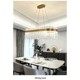 Gold Dia 80cm Crystal Ceiling Pendant Luxury Modest Crystal Chandelier Round Crystal Chandelier Chandelier by DSERS