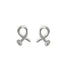 Gold Plated Crossed Nail Head Stud Earrings Pair Jewelry & Accessories by ALIEX
