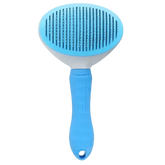Gray and White Stainless Steel Dog Hair Brush Cat Comb Pet Hair Brush by Pet Tribe Store