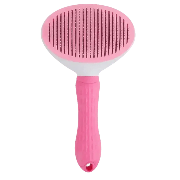 Gray and White Stainless Steel Dog Hair Brush Cat Comb Pet Hair Brush by Pet Tribe Store