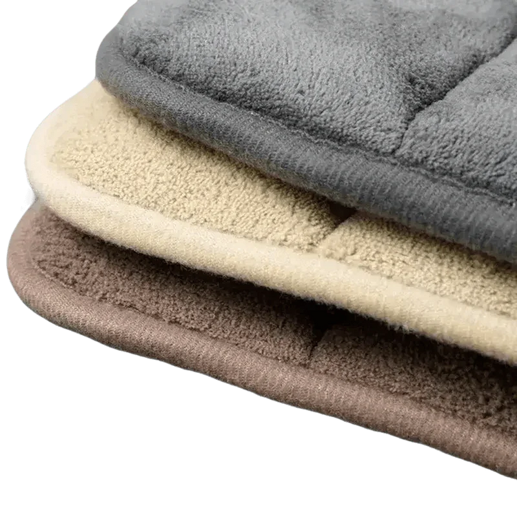 Gray Memory Foam Bath Mat Super Absorbent Bath Mats & Rugs by HOCOSHINE Store