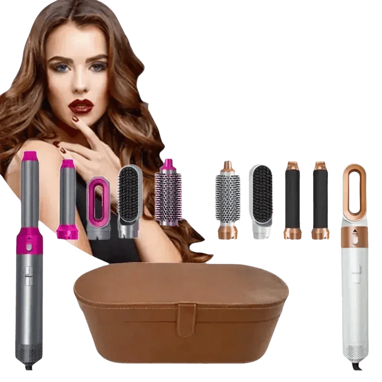 Gold and Rose Hair Dryer Hot Comb by XMSJ Hair Styling Store
