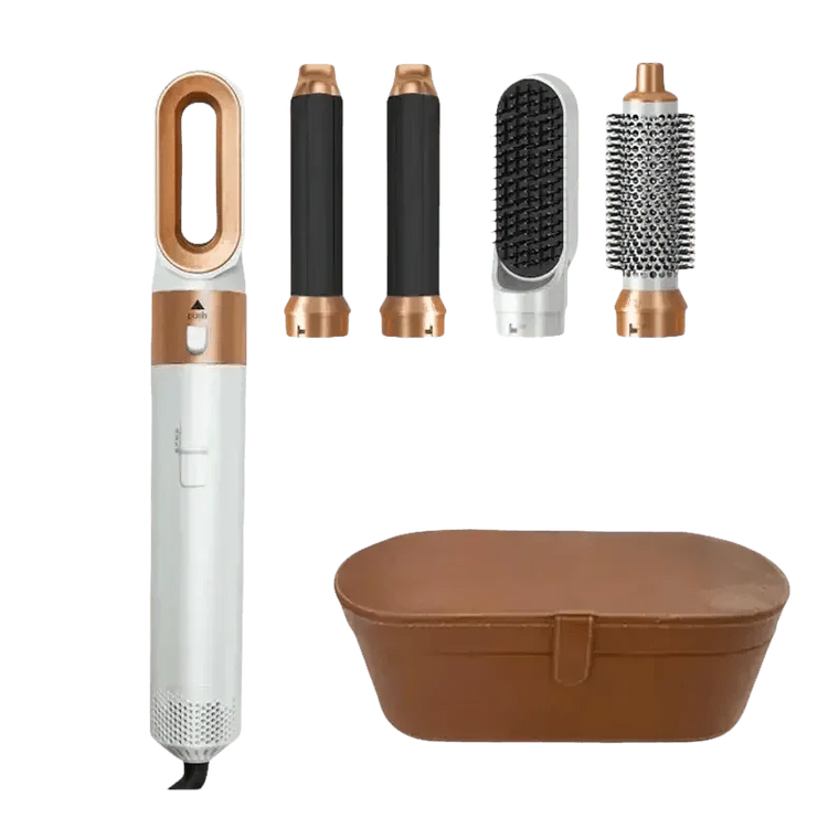 Gold and Rose Hair Dryer Hot Comb by XMSJ Hair Styling Store