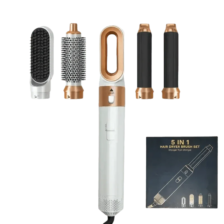 Gold and Rose Hair Dryer Hot Comb by XMSJ Hair Styling Store
