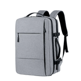 Gray Voyager Elite Travel Expandable Backpack Backpacks by Cutesliving Store