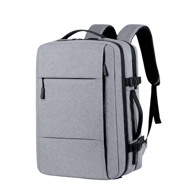 Gray Voyager Elite Travel Expandable Backpack Backpacks by Cutesliving Store